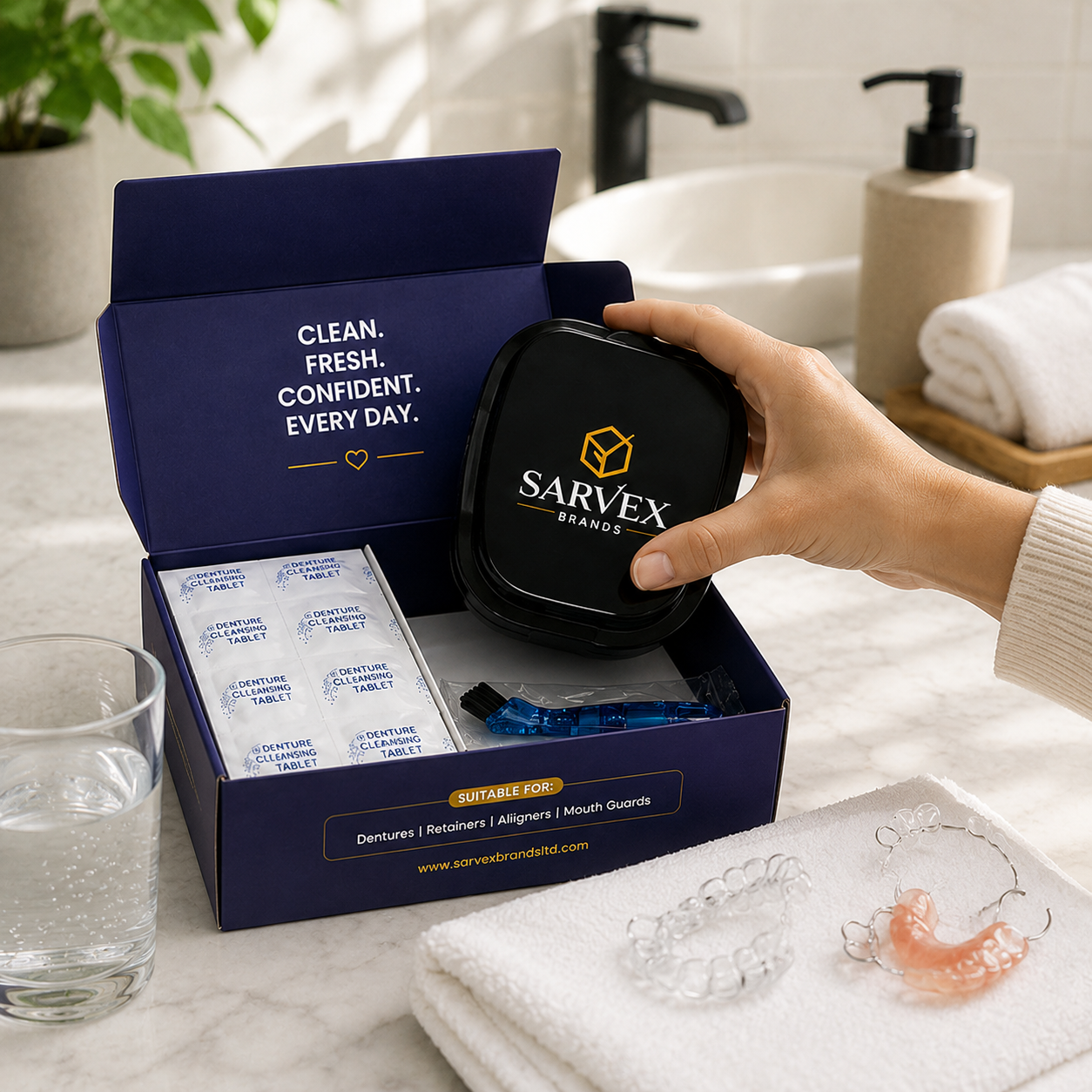 Complete Retainer, Aligner & Denture Care Kit