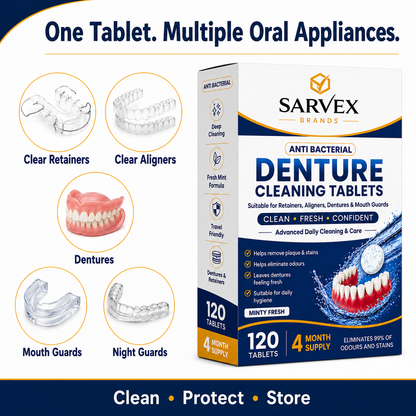 120 Denture Cleaning Tablets