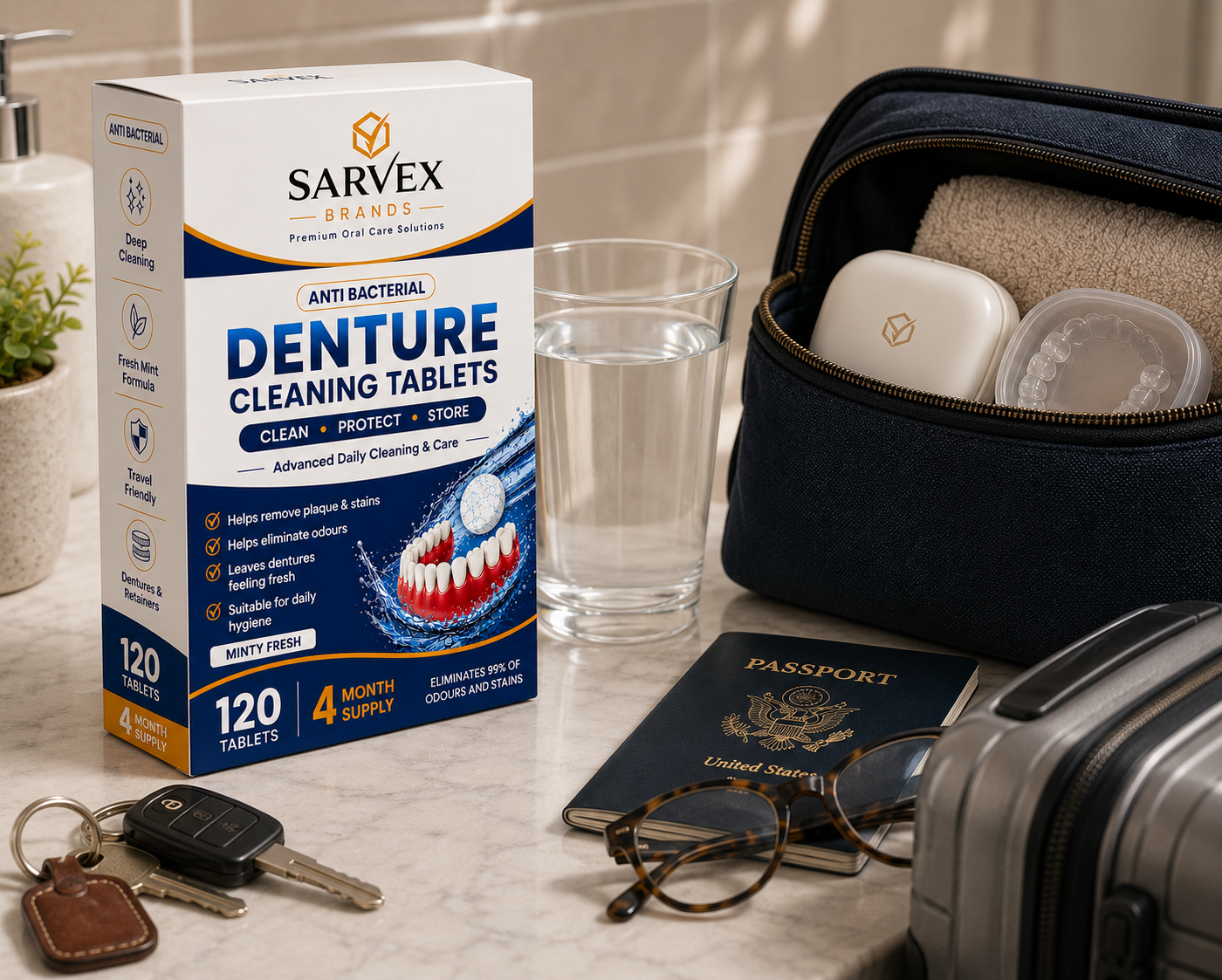 120 Denture Cleaning Tablets